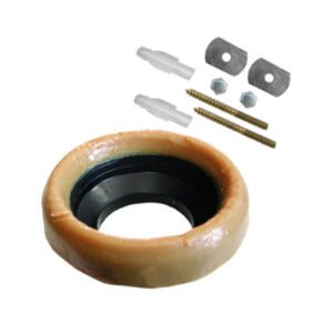 Cuello de cera con guía y pijas para sanitario en caja - PB-108