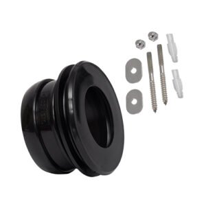 Cuello Flexible para tubería de 4" con tornillo-pija acero inox 3" - PB-121