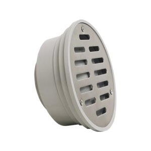Coladera universal gris con rejilla acero inoxidable - PC-102G