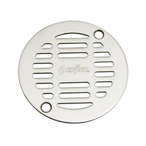 Rejilla Redonda de Acero Inoxidable Cal 16 para Coladeras de 10 cm - PC-460