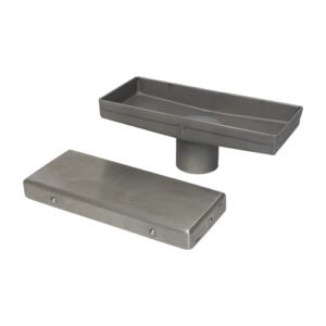 Coladera Lineal de 20 cm con espacio para inserto cerámico - PC-530