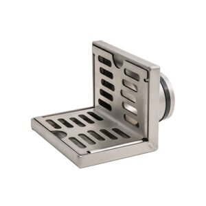 Coladera para Pared cuerpo y rejilla de Acero Inox. 10CM X 7.7CM - PC-540