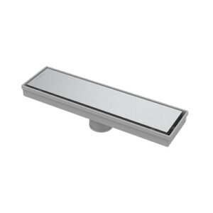 Coladera lineal Coflex 30 cm de acero inoxidable para tubería de 2" con espacio para inserto - PC-560