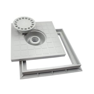Marco y tapa con coladera sifón 30x30 cm - PC-613