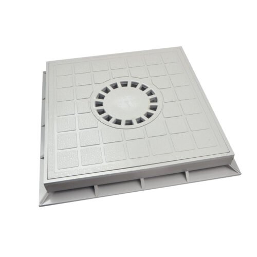 Marco y tapa con coladera sifón 30x30 cm - PC-613