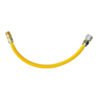 Manguera p/gas, acero inox plast, 1/2" x 3/4", 24" - PC-G24