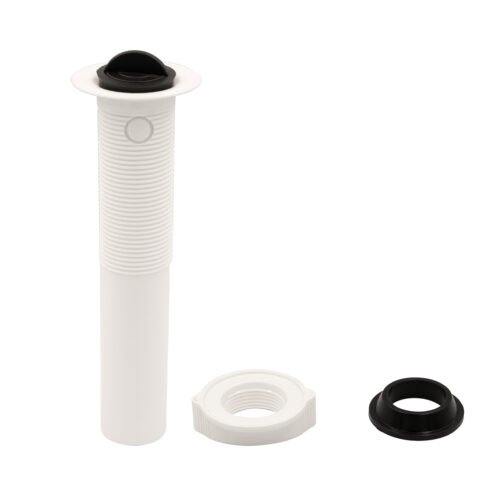 Contra de polipropileno blanca para lavabo con rebosadero - PH-202