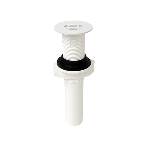 Contra plástica con rejilla blanca para lavabo con rebosadero - PH-208