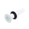 Contra plástica con rejilla blanca para lavabo con rebosadero - PH-208