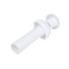 Contra plástica con rejilla blanca para lavabo con rebosadero - PH-208