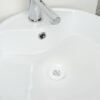 Contra plástica con rejilla blanca para lavabo con rebosadero - PH-208