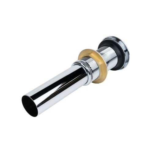 PH-220_4 Contra cromada con tapón push para lavabo sin rebosadero - PH-220