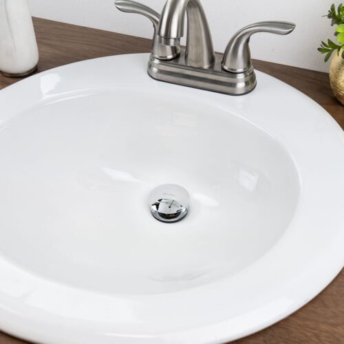 PH-220_6 Contra cromada con tapón push para lavabo sin rebosadero - PH-220