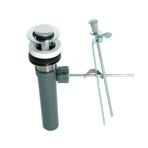 Contra de polipropileno automática anillo de acero inox. para lavabo c/rebosadero - PH-221