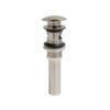PH-222_1 Contra de latón niquel cepillado tapón push para lavabo c/rebosadero - PH-222