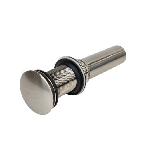 PH-223_3 Contra de latón niquel cepillado tapón push para lavabo sin rebosadero - PH-223