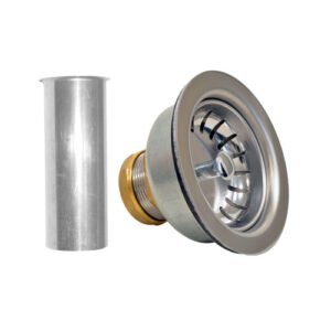 Contracanasta para fregad. fácil instala, tuercas de latón, tubo acero inox. - PH-301