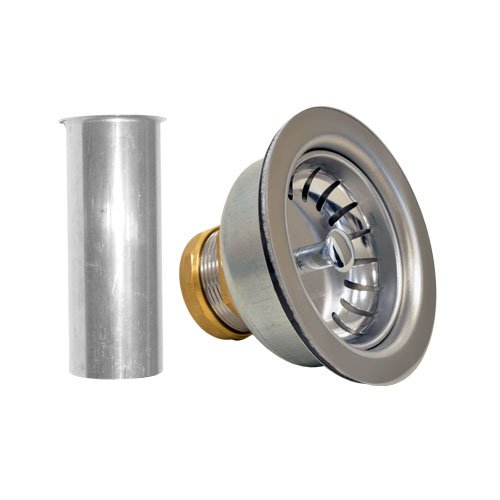 Contracanasta para fregad. fácil instala, tuercas de latón, tubo acero inox. - PH-301