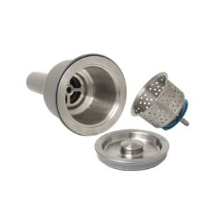 Contracanasta para fregadero contemporánea tubo acero inoxidable - PH-600