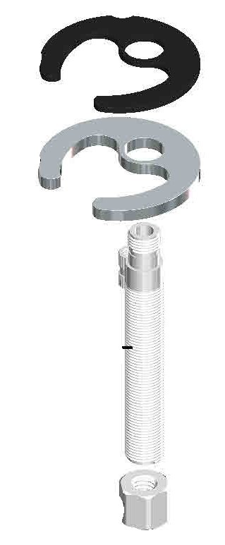 Kit fijación tipo m monomando lavabo - R2802280