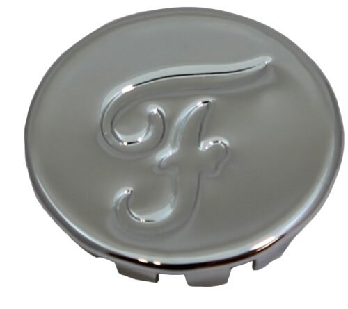 Botón indice "F" maneral FUTURA grande cromo - R474004