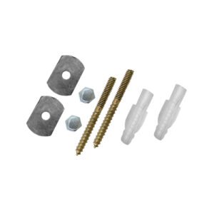 TP-1070 Juego de Tornillos de sujeción para sanitario incluye taquetes (largo 2 1/2") - TP-1070