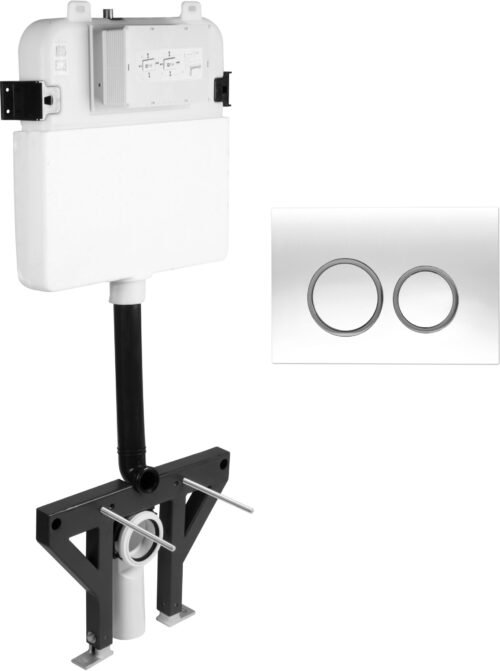 Tanque oculto para muro sólido para taza suspendida - TQ3005B001