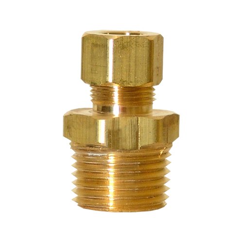 Niple terminal compresión 3/8" T.C. x 1/2" MNPT - UNT-6C8