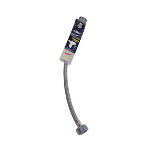 Manguera lavabo/fregadero, vinilo premium, 1/2" x 1/2", 85cm - VL-K85