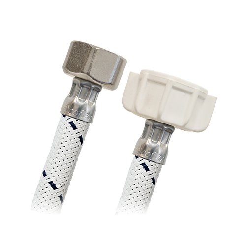 Manguera sanitario, vinilo bco premium, 1/2" x 7/8", 40cm - VSB-A16