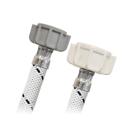Manguera sanitario, vinilo bco premium, 1/2" x 7/8", 50cm - VSB-C20