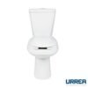 WC CONTRACT alargado dual con asiento (Blanco) - WC2106D021