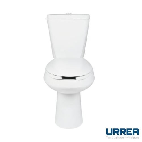 WC CONTRACT alargado dual con asiento (Blanco) - WC2106D021