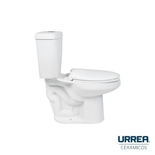 WC CONTRACT alargado dual con asiento (Blanco) - WC2106D021