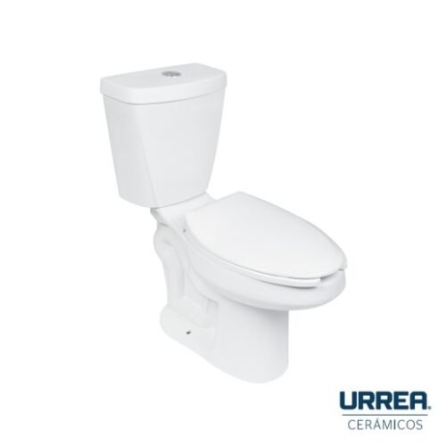 WC CONTRACT alargado dual con asiento (Blanco) - WC2106D021