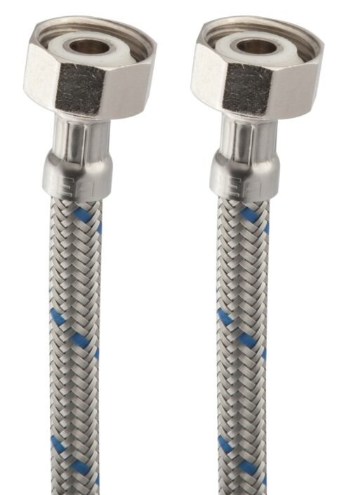 WLLL-35 Manguera para WC de aluminio y tuercas de latón - WLLL-35