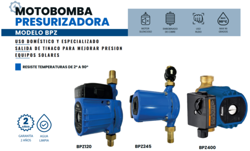BPZ120-2 Bomba presurizadora 245W Marshall
