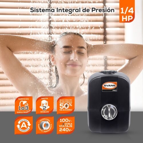 Bombas_de_Superficie_EVANS_MAGNET_PLUS_025_3L Bomba presurizadora automática 1/4 HP Evans