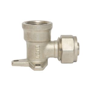 Codo Hembra con Soporte 3/8" x 1/2" FNPT - CG-EH10S-CC