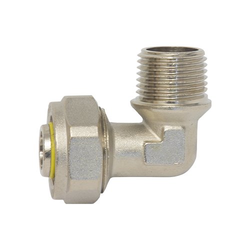 Codo Macho 90º 3/8" x 1/2" MNPT - CG-EM10-CC