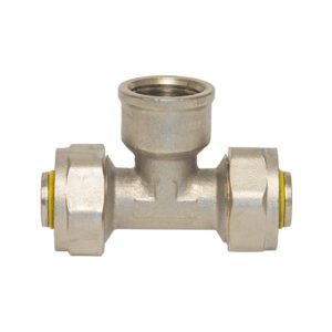 Tee Hembra 3/8" x 3/8" x 1/2" FNPT - CG-TH001