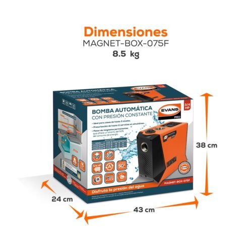 MAGNET_BOX_075F_6 Bomba automática 3 Pisos 11 Serv Evans
