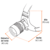 103967 - Linterna de minero LED 1700 lm, recargable, TRUPER EXPERT