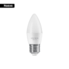 43753 - Foco LED tipo vela 4W (25W) 2400K luz ámbar, E27, VOLTECK