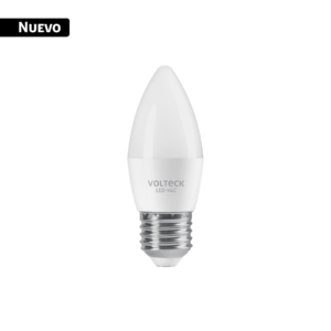 43753 43753 - Foco LED tipo vela 4W (25W) 2400K luz ámbar, E27, VOLTECK