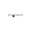 43953 - Tensor forjado 3/8' quijada - quijada, galvanizado, FIERO