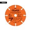 104238 - Disco 3' multimaterial de carburo de tungsteno, TRUPER