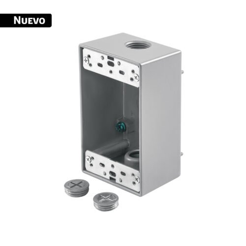 43563 - Condulet rectangular 1/2' tipo FS de 3 salidas, VOLTECK