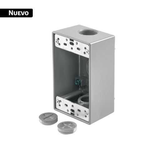 43564 - Condulet rectangular 3/4' tipo FS de 3 salidas, VOLTECK
