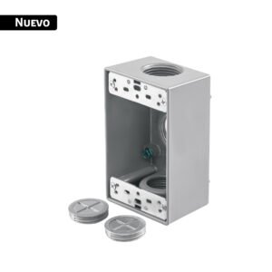 43570 - Condulet rectangular 1' tipo FS de 3 salidas, VOLTECK